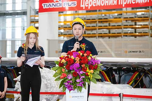 Китай и Россия совместно создают новый образец умного горного предприятия  ---Церемония совместной приемки комплектного оборудования для механизированной добычи угля на тонких пластах прошла успешно в(圖4)