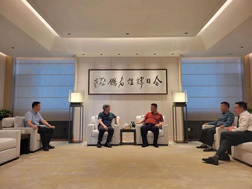 上海創(chuàng)力集團(tuán)總經(jīng)理張世洪一行赴山西企業(yè)走訪座談(圖1)